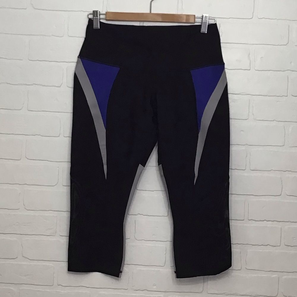 Pedal pusher retro sport pants leggings Karma yoga crop leggings capris black - Picture 14 of 15